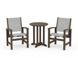 Coastal 3-Piece Round Bistro Dining Set