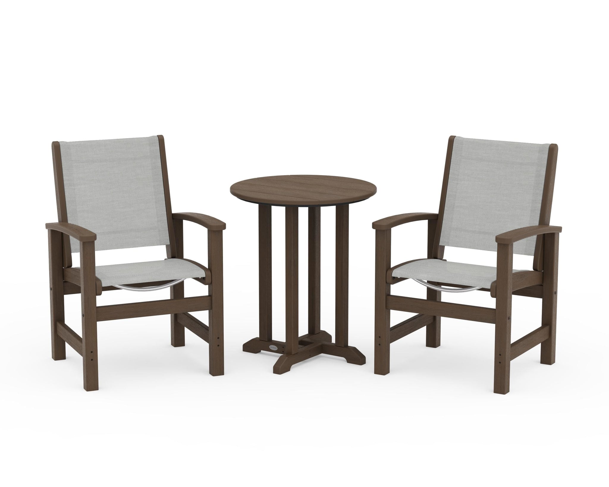 Coastal 3-Piece Round Bistro Dining Set