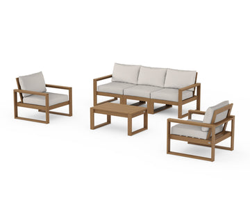 EDGE Sectional 4-Piece Deep Seating Set with Sofa