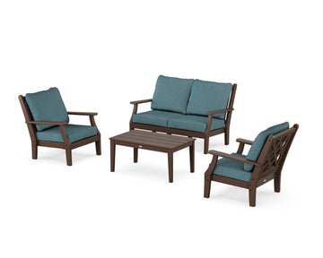 Wovendale 4-Piece Deep Seating Set with Loveseat