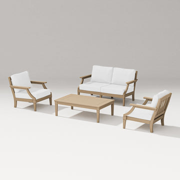 Estate Lounge 4-Piece Loveseat Set