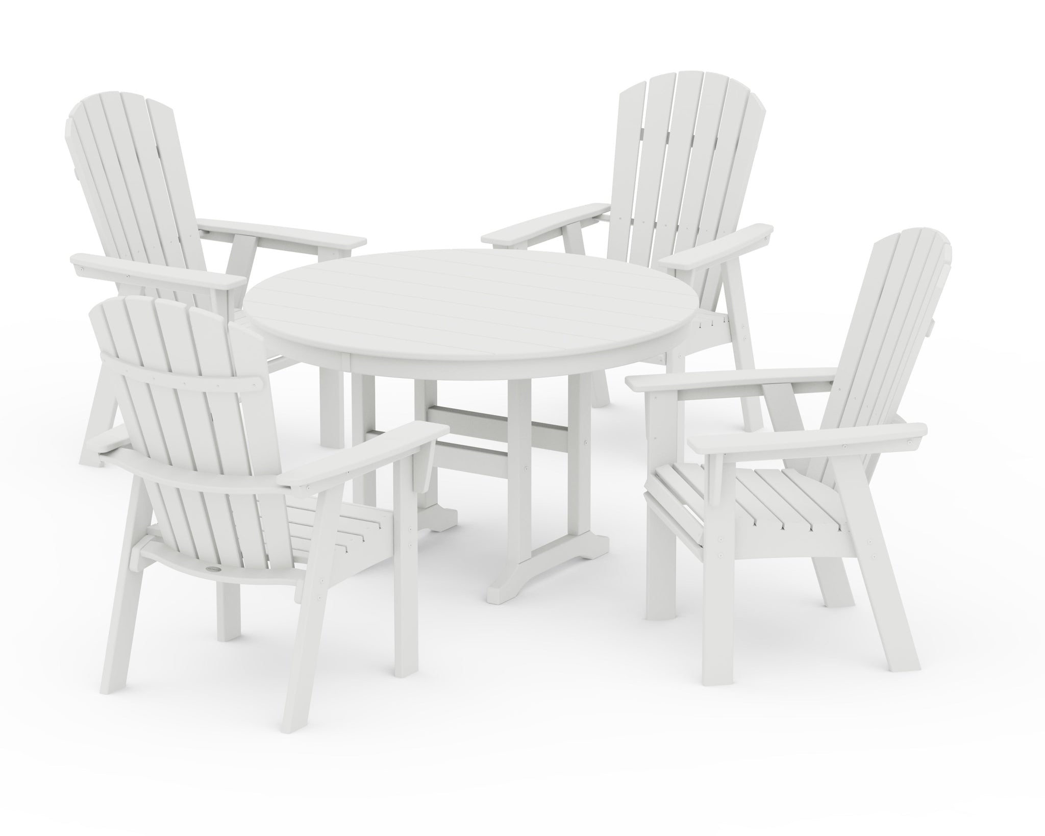 Nautical Adirondack 5-Piece Round Farmhouse Dining Set