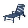 Cottage Chaise with Arms and Wheels