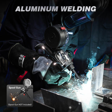 Arccaptain MIG200P Welder 7-in-1 Pulse MIG 200A Synergic Dual Voltage 110/220V New