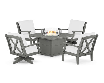 Braxton 5-Piece Deep Seating Set with Fire Table