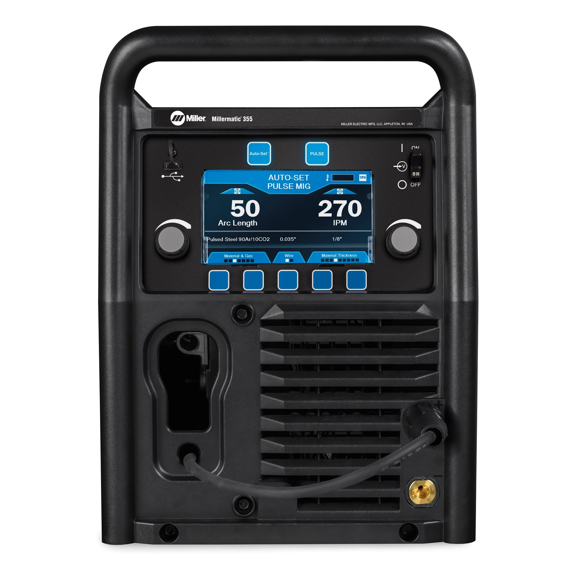 Miller Millermatic 355 Pulse Capable Aluma-Pro Gun Package MIG Welder - 951927
