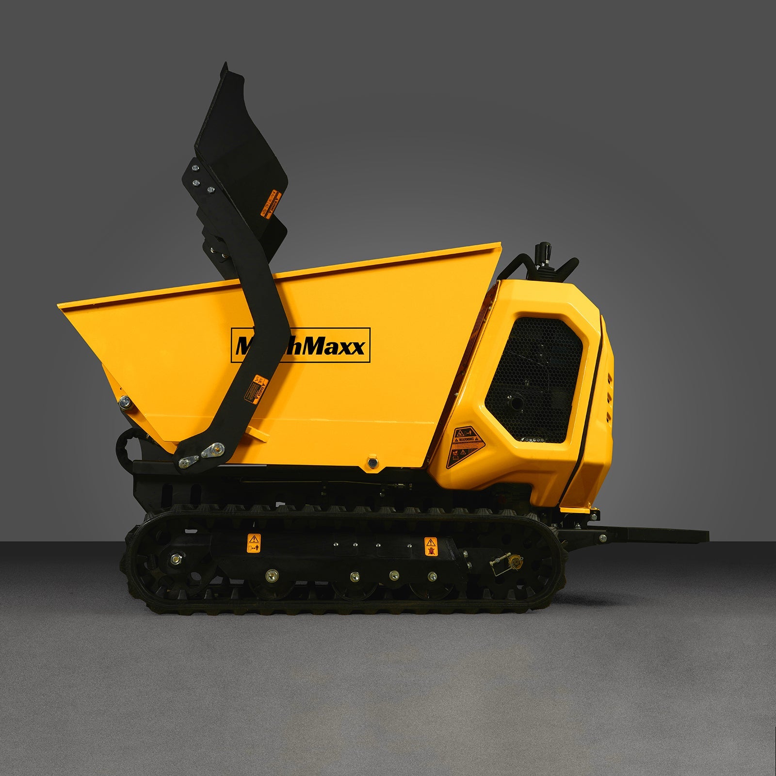 1800lb 420cc  E-start Gas Engine Stand-ON Hydraulic Track Dumper with Self-Loading ,  T80