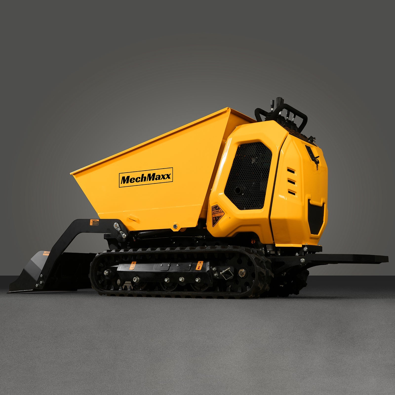1800lb 420cc  E-start Gas Engine Stand-ON Hydraulic Track Dumper with Self-Loading ,  T80