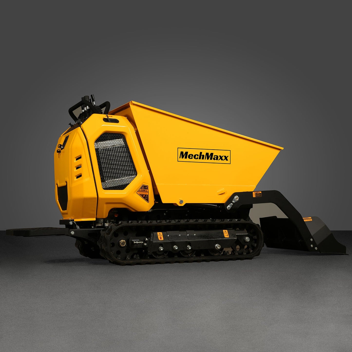 1800lb 420cc  E-start Gas Engine Stand-ON Hydraulic Track Dumper with Self-Loading ,  T80