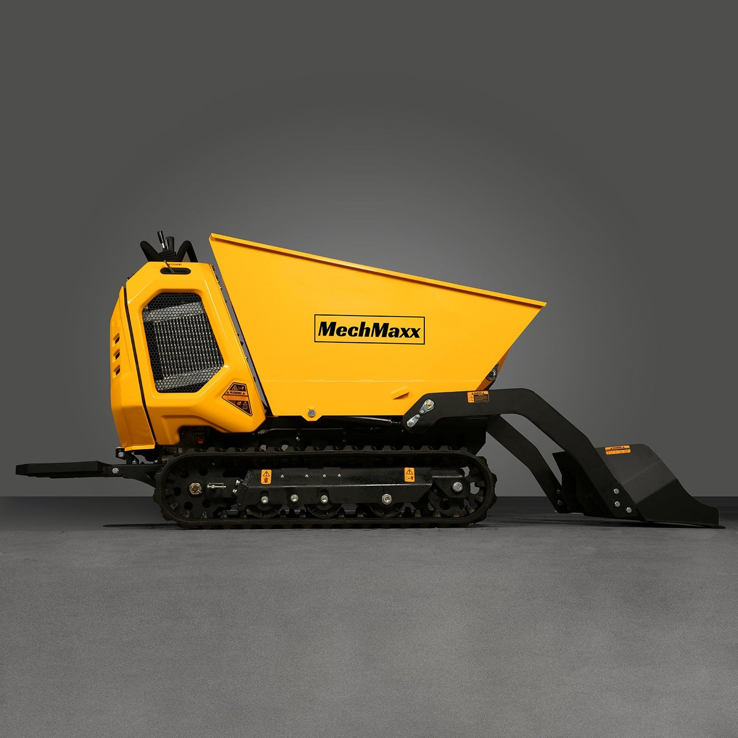1800lb 420cc  E-start Gas Engine Stand-ON Hydraulic Track Dumper with Self-Loading ,  T80