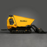 1800lb 420cc  E-start Gas Engine Stand-ON Hydraulic Track Dumper with Self-Loading ,  T80