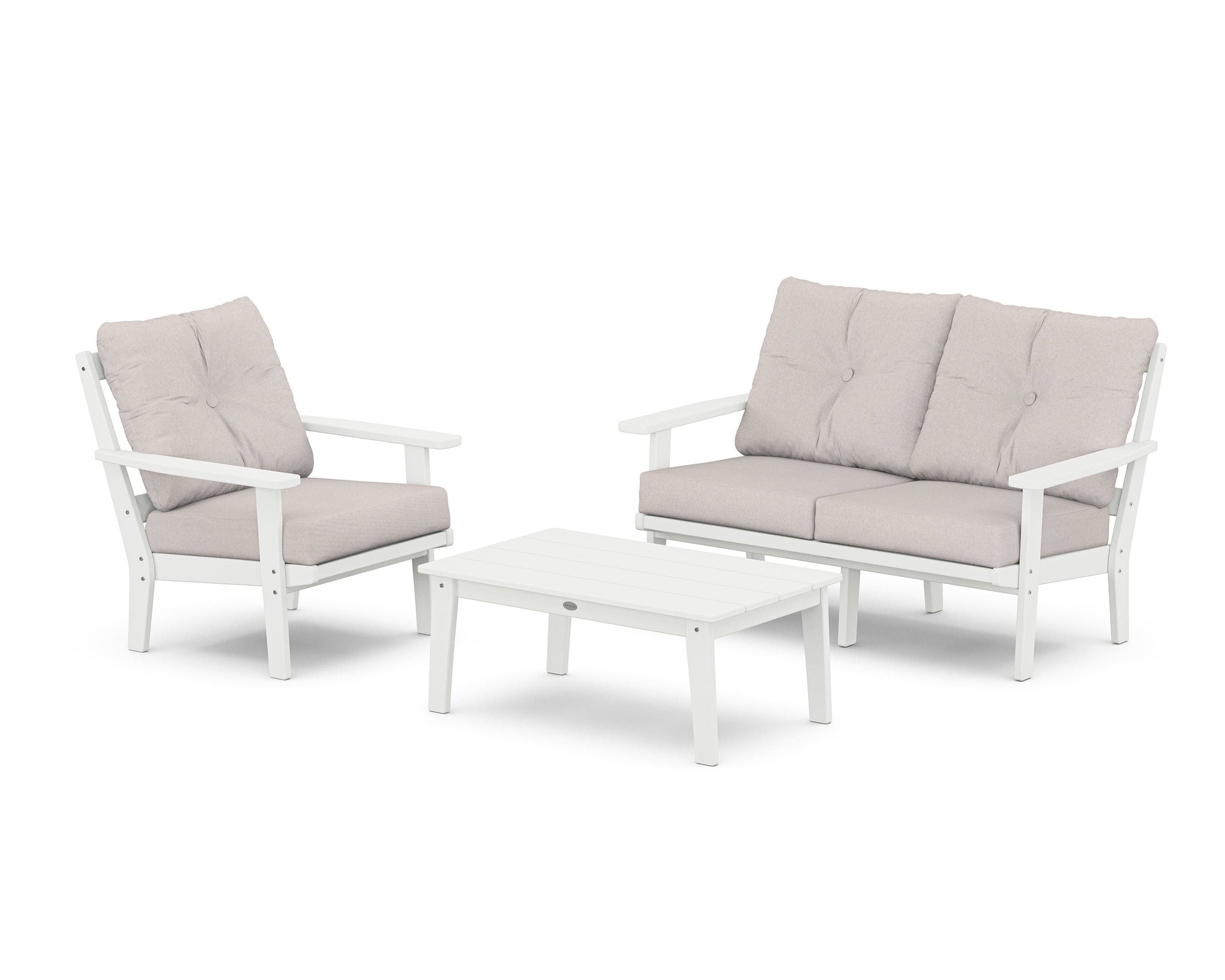 Prairie 3-Piece Deep Seating Set with Loveseat