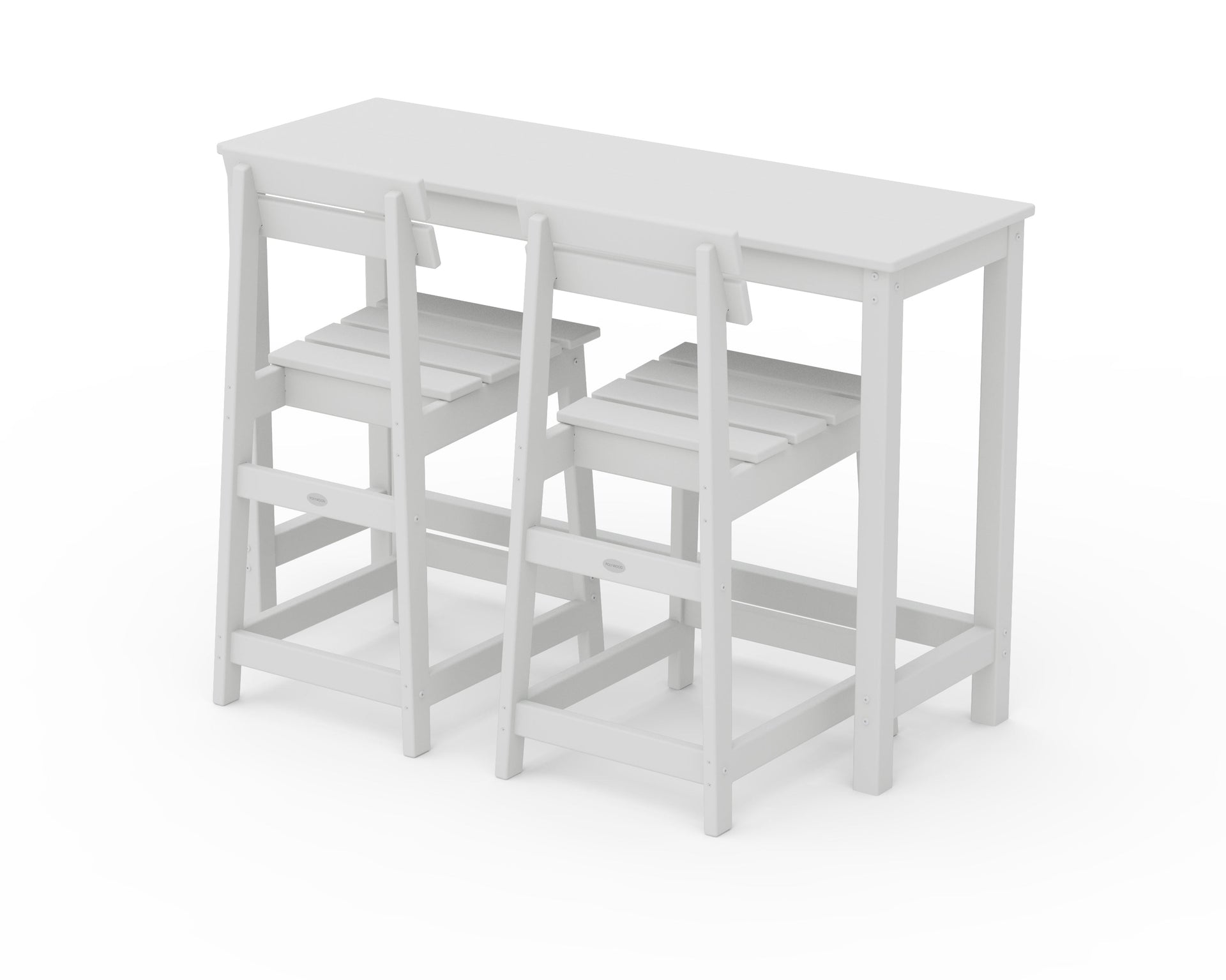 Modern Studio Plaza Counter Chair 3-Piece Balcony Set