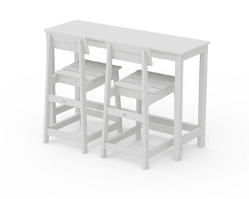 Modern Studio Plaza Counter Chair 3-Piece Balcony Set