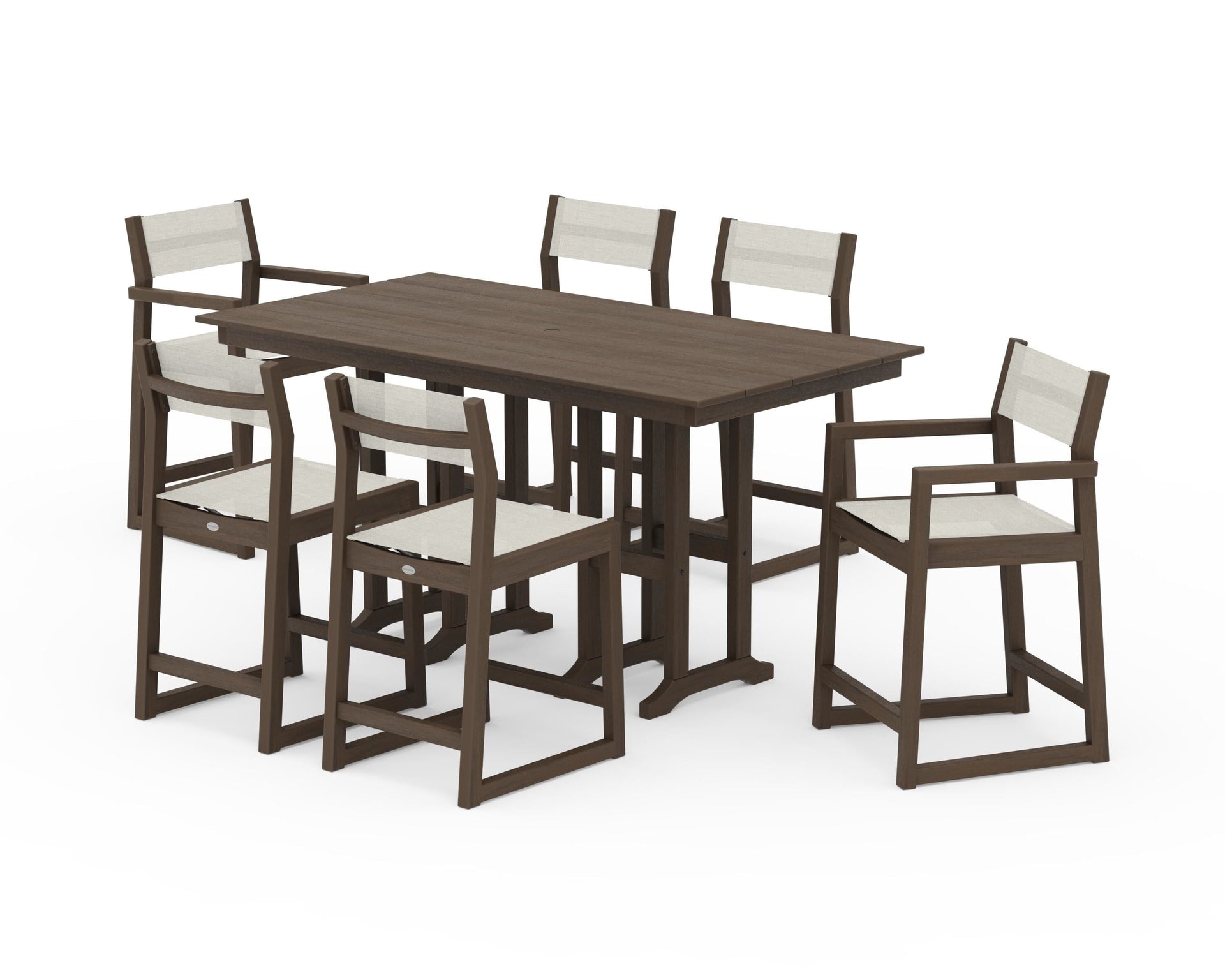 EDGE Sling 7-Piece Farmhouse Counter Set
