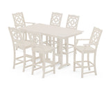 Chinoiserie 7-Piece Farmhouse Bar Set
