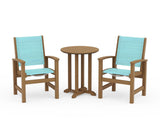 Coastal 3-Piece Round Bistro Dining Set