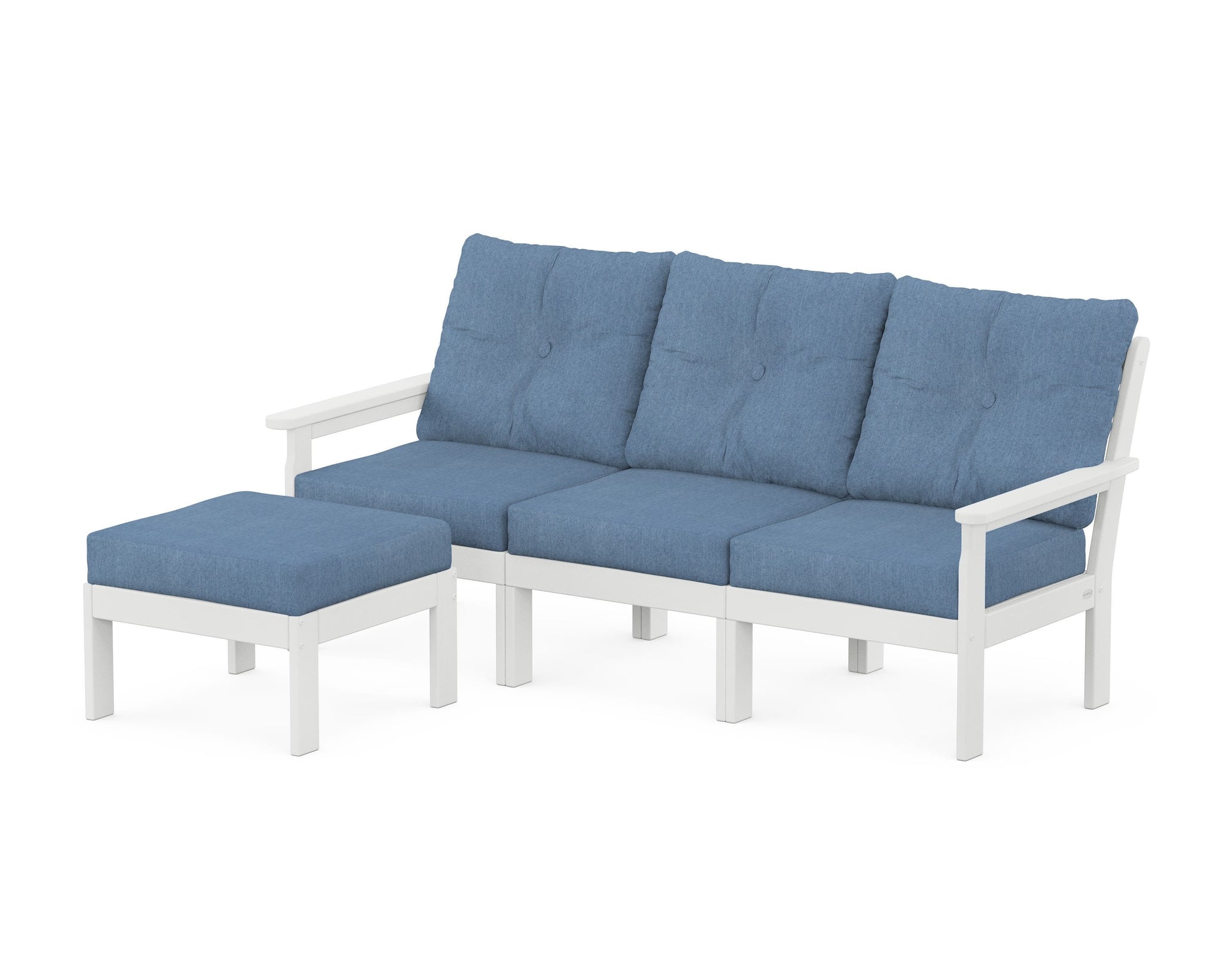 Vineyard 4-Piece Sectional with Ottoman