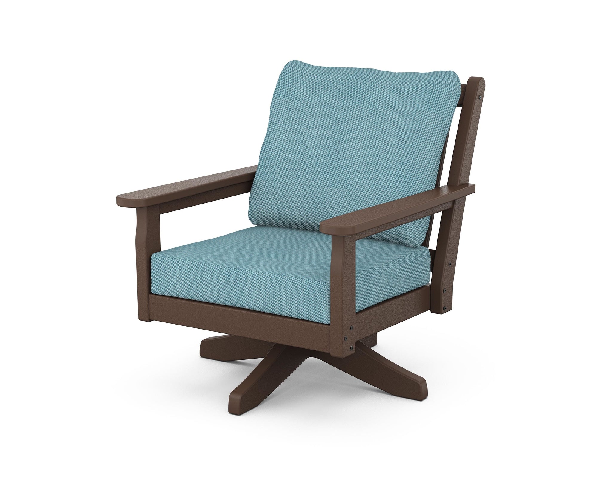 Chippendale Deep Seating Swivel Chair