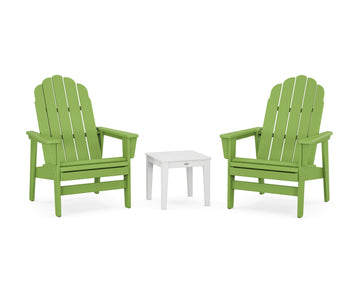 3-Piece Vineyard Grand Upright Adirondack Set