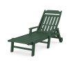 Cottage Chaise with Arms and Wheels
