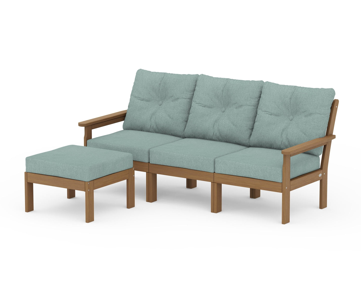 Vineyard 4-Piece Sectional with Ottoman