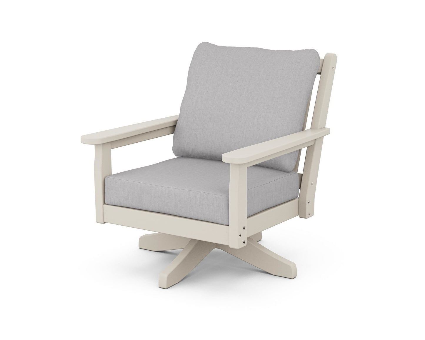 Chippendale Deep Seating Swivel Chair