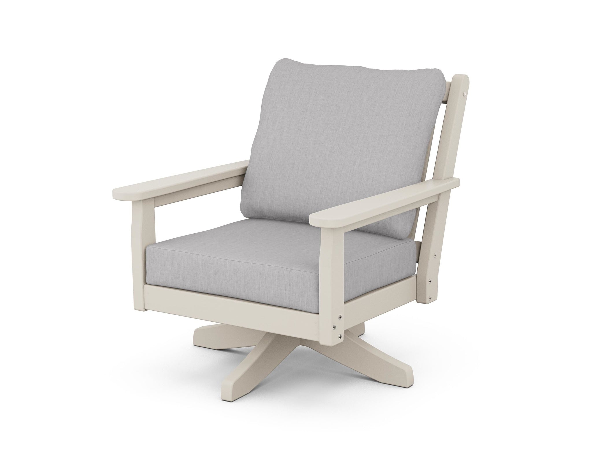 Chippendale Deep Seating Swivel Chair