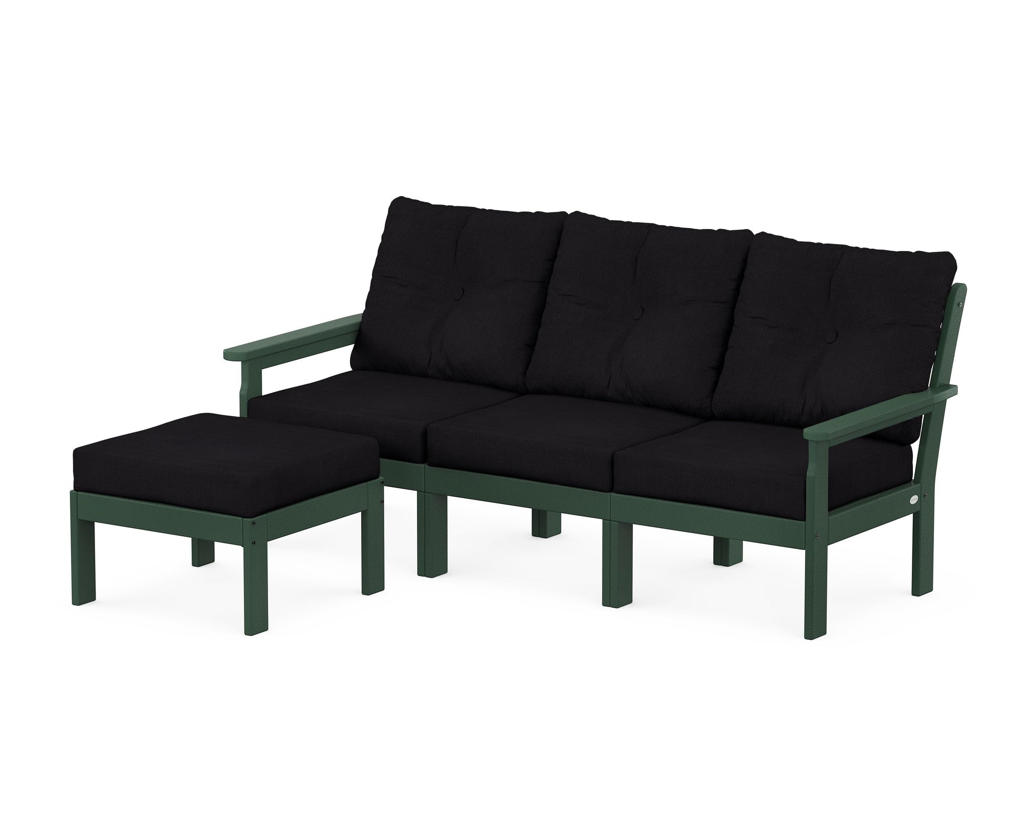 Vineyard 4-Piece Sectional with Ottoman