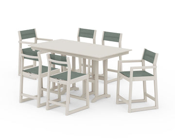 EDGE Sling 7-Piece Farmhouse Counter Set