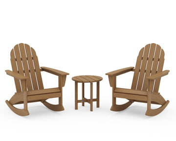 Vineyard 3-Piece Adirondack Rocking Chair Set