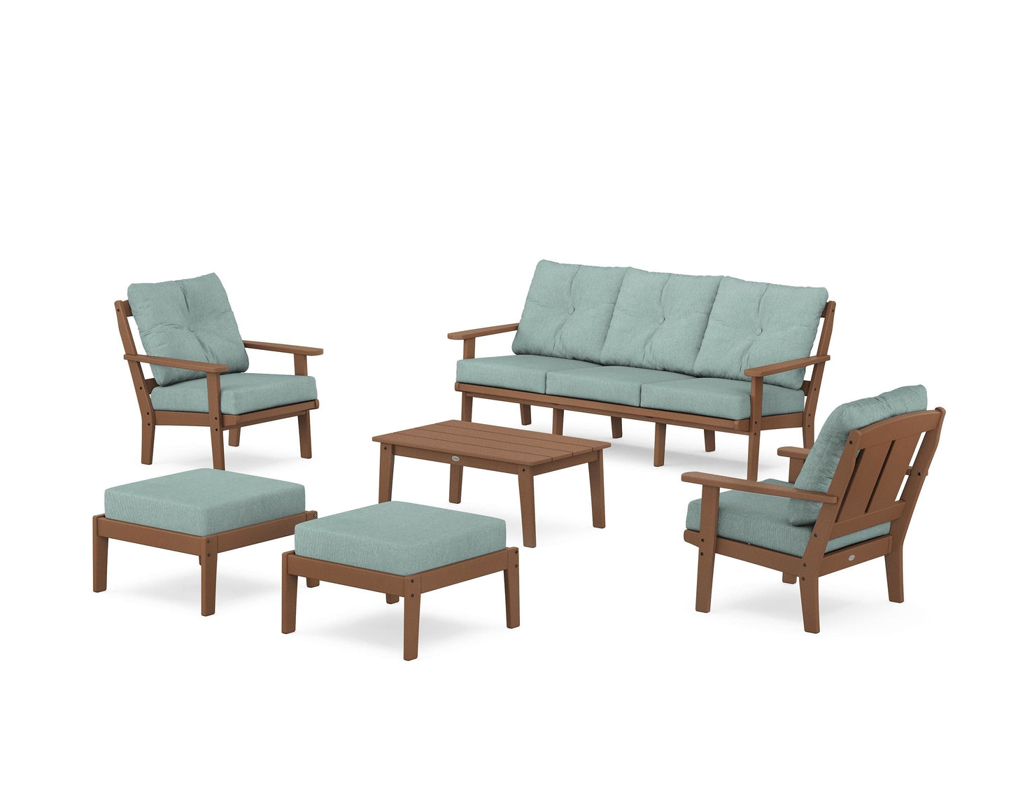 Mission 6-Piece Lounge Sofa Set