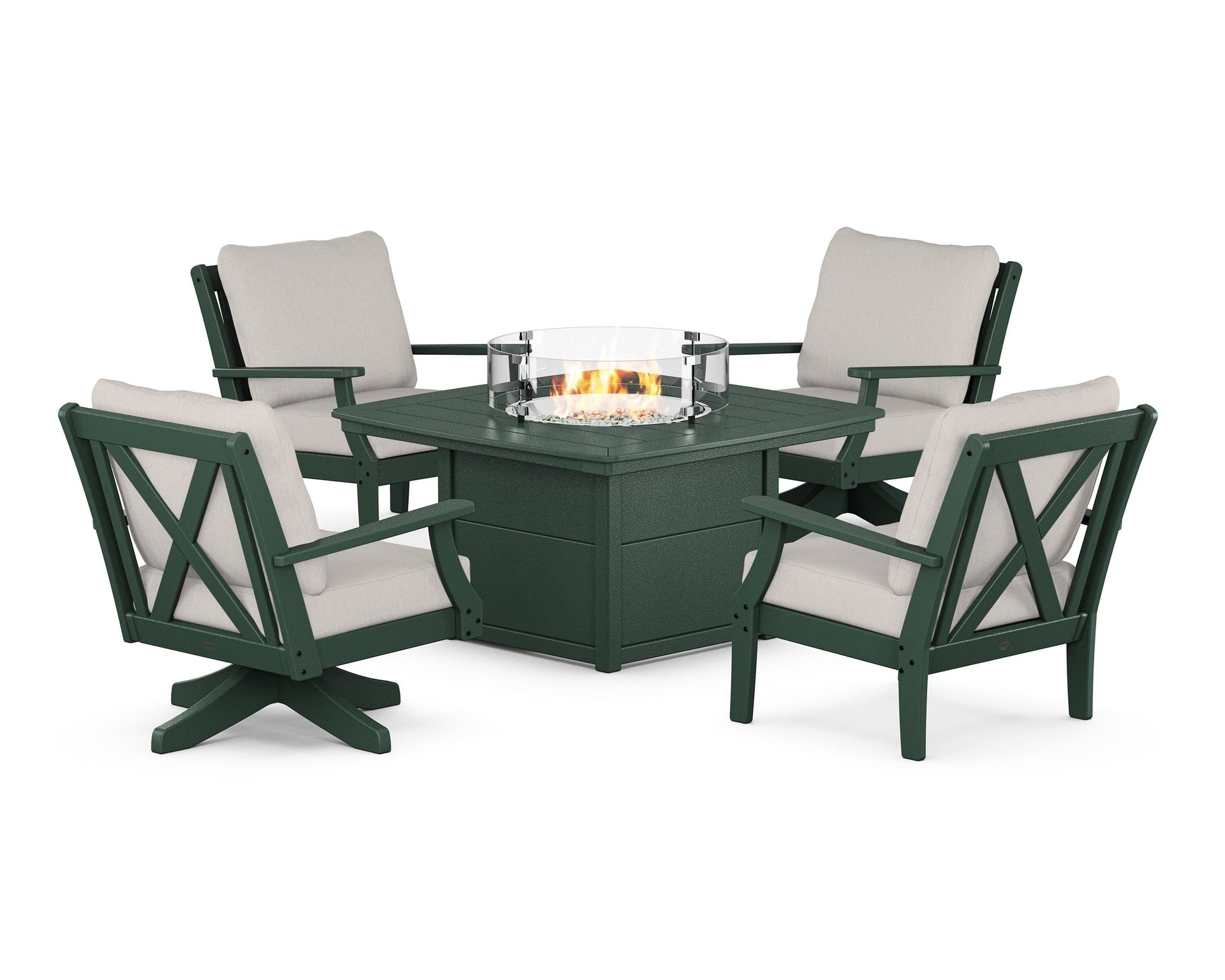 Braxton 5-Piece Deep Seating Set with Fire Table