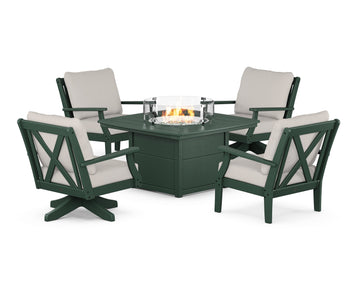 Braxton 5-Piece Deep Seating Set with Fire Table