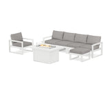 EDGE Sectional Lounge and Fire Pit Set