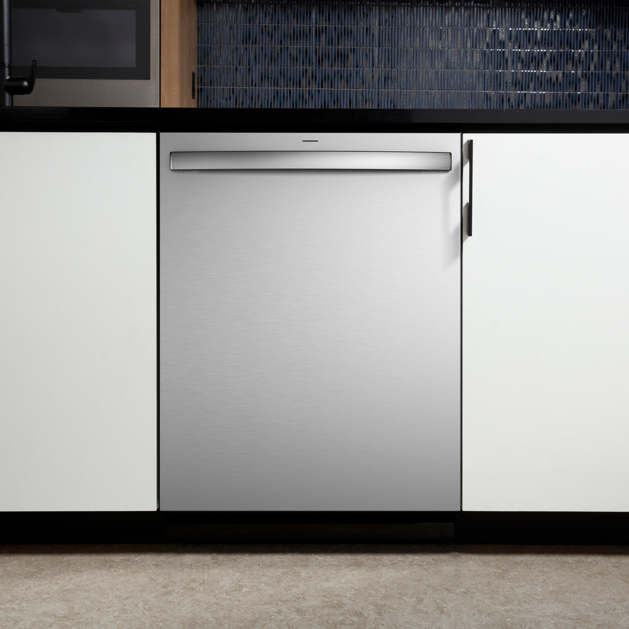 GE Profile™ ENERGY STAR® Fingerprint Resistant Top Control Stainless Interior Dishwasher with Microban™ Antimicrobial Technology