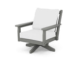 Chippendale Deep Seating Swivel Chair
