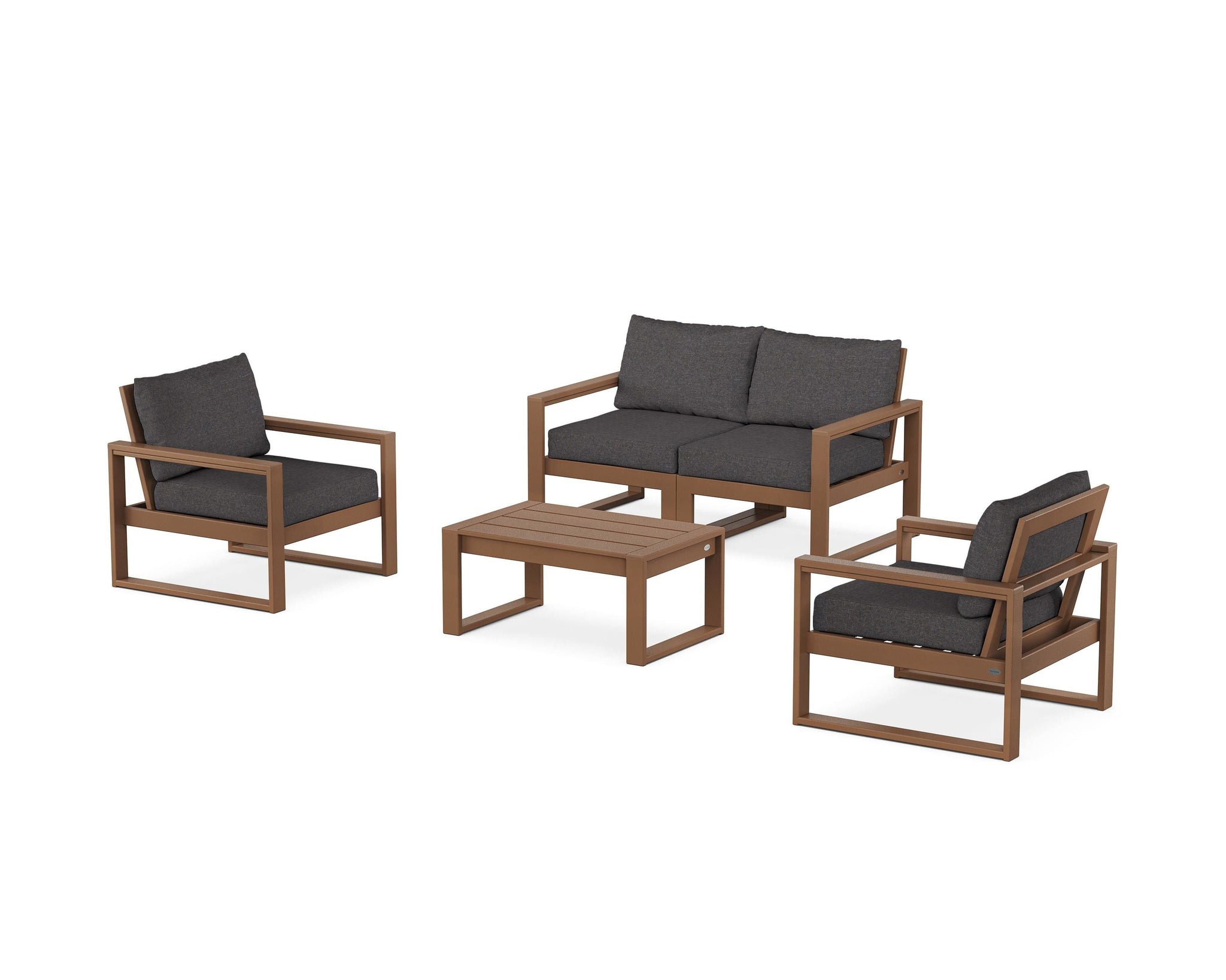 EDGE Sectional 4-Piece Deep Seating Set with Loveseat