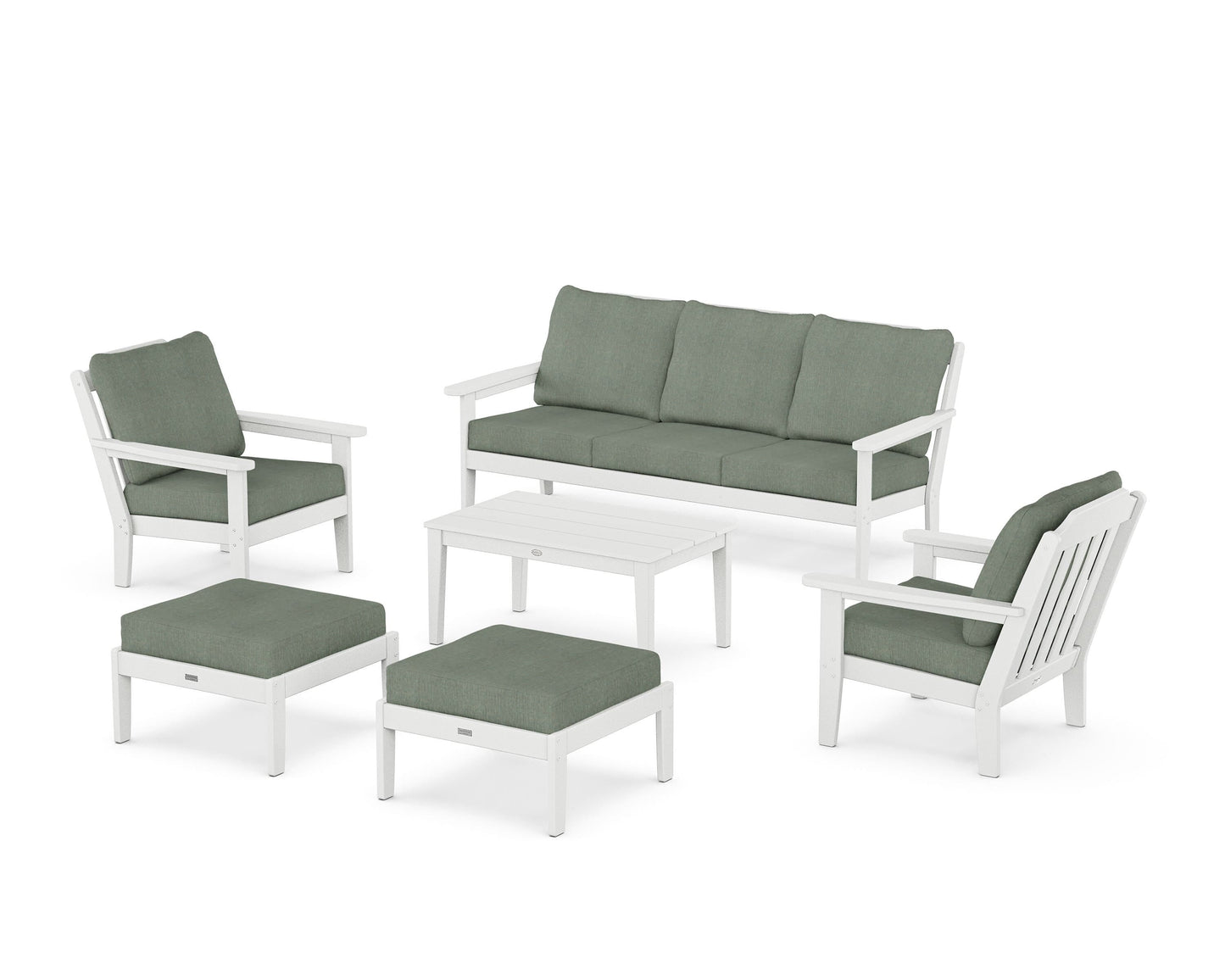 Cottage 6-Piece Lounge Sofa Set