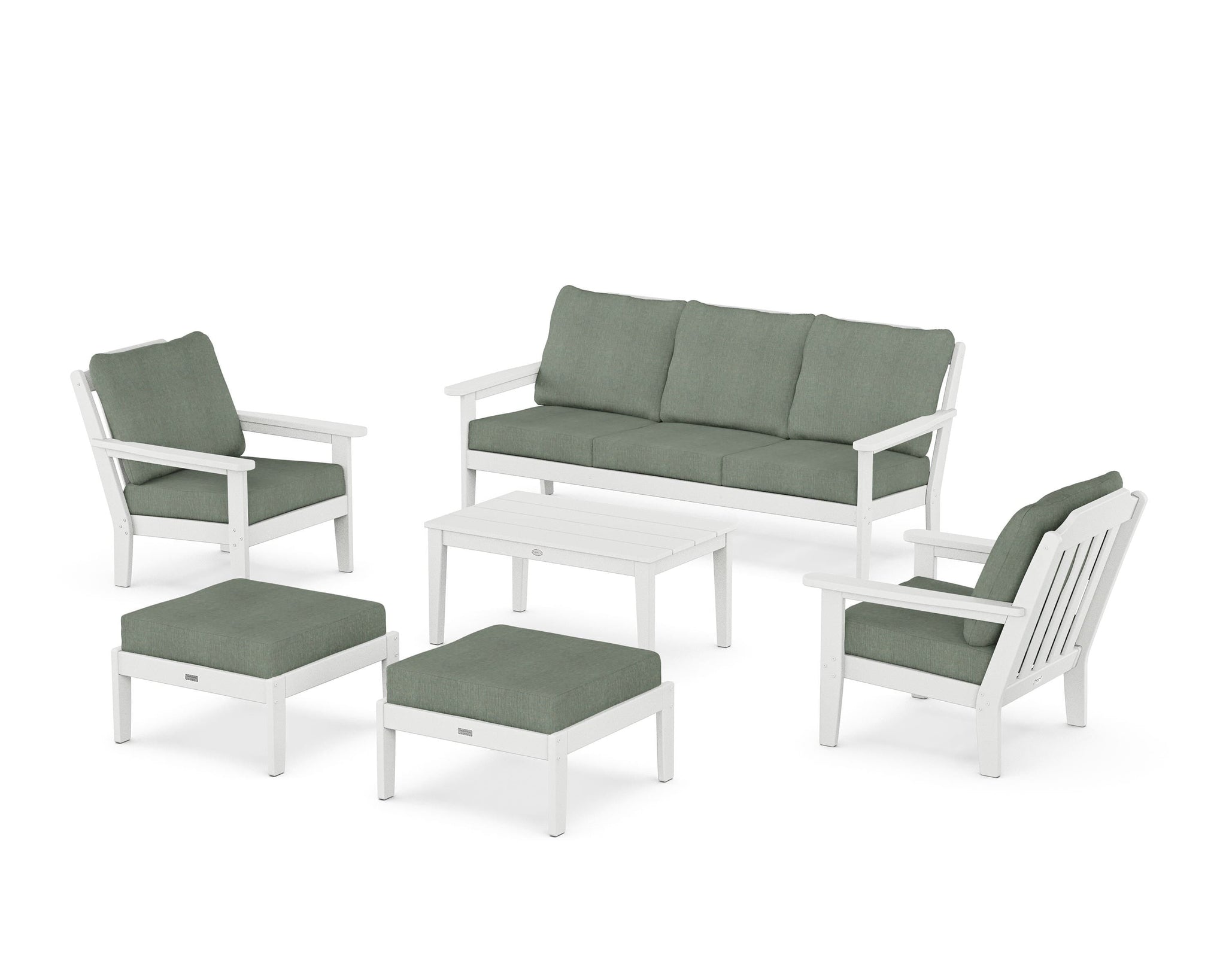 Cottage 6-Piece Lounge Sofa Set