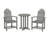 Classic Adirondack 3-Piece Round Bistro Dining Set