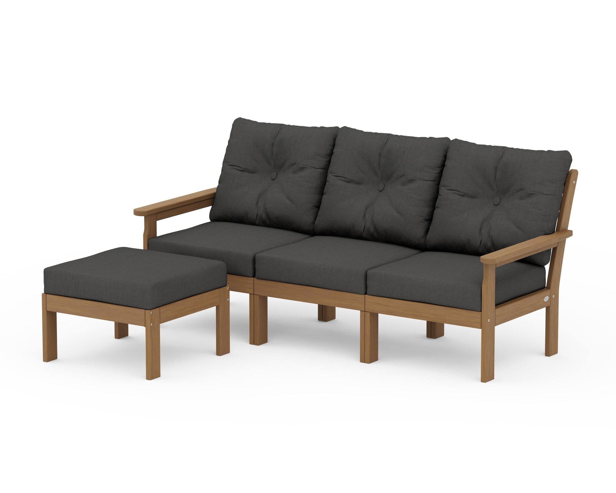 Vineyard 4-Piece Sectional with Ottoman