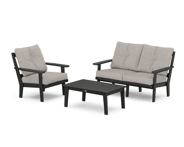 Oxford 3-Piece Deep Seating Set with Loveseat