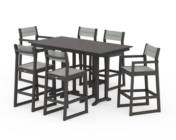 EDGE Sling 7-Piece Farmhouse Bar Set