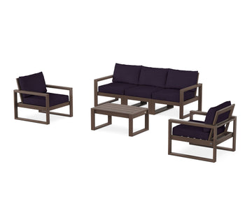 EDGE Sectional 4-Piece Deep Seating Set with Sofa