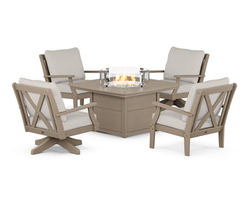 Braxton 5-Piece Deep Seating Set with Fire Table