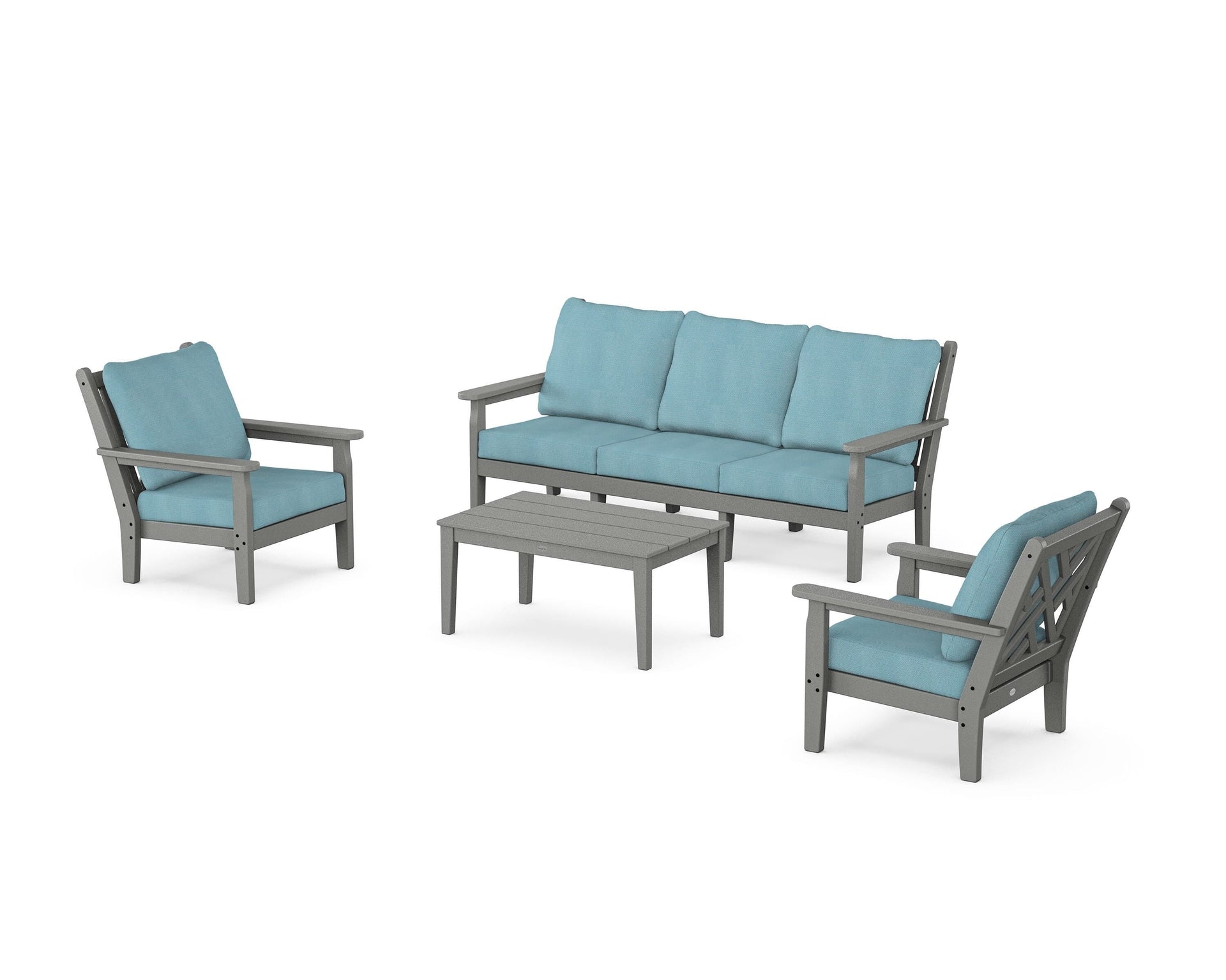 Chippendale 4-Piece Deep Seating Set with Sofa