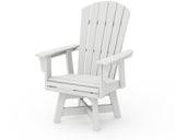 Nautical Curveback Adirondack Swivel Dining Chair