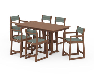 EDGE Sling 7-Piece Farmhouse Counter Set