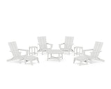 Modern Studio Folding Adirondack 9-Piece Conversation Set
